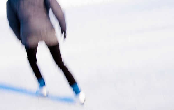 Ice skating Corvara