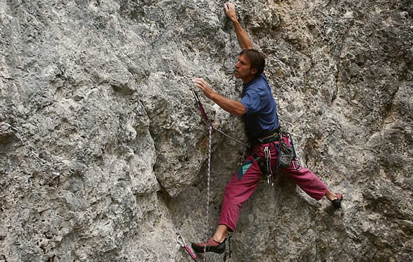 Klettern und bouldern in den Dolomiten